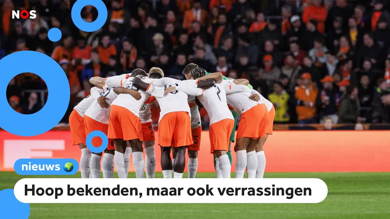 Deze voetballers gaan mee naar het WK