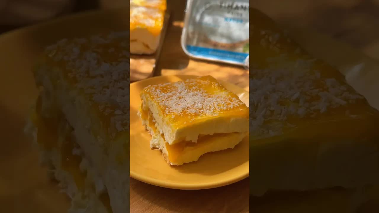 Kókusz-mangós szelet készítése lépésről lépésre