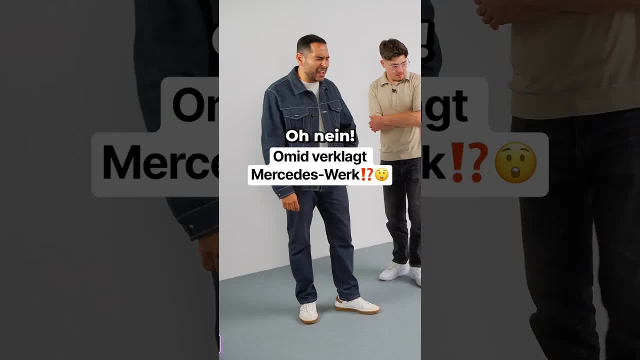 Omid findet kaputten Mercedes-Halter