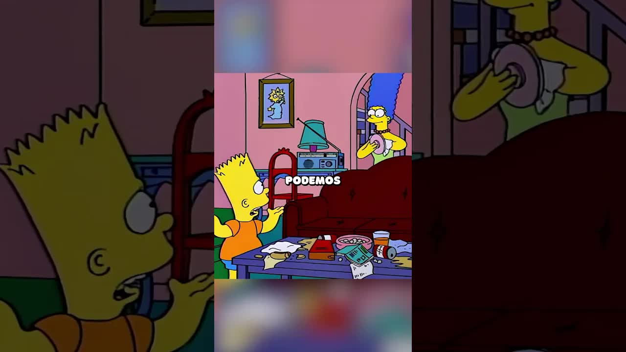 Los Simpson limpian la casa