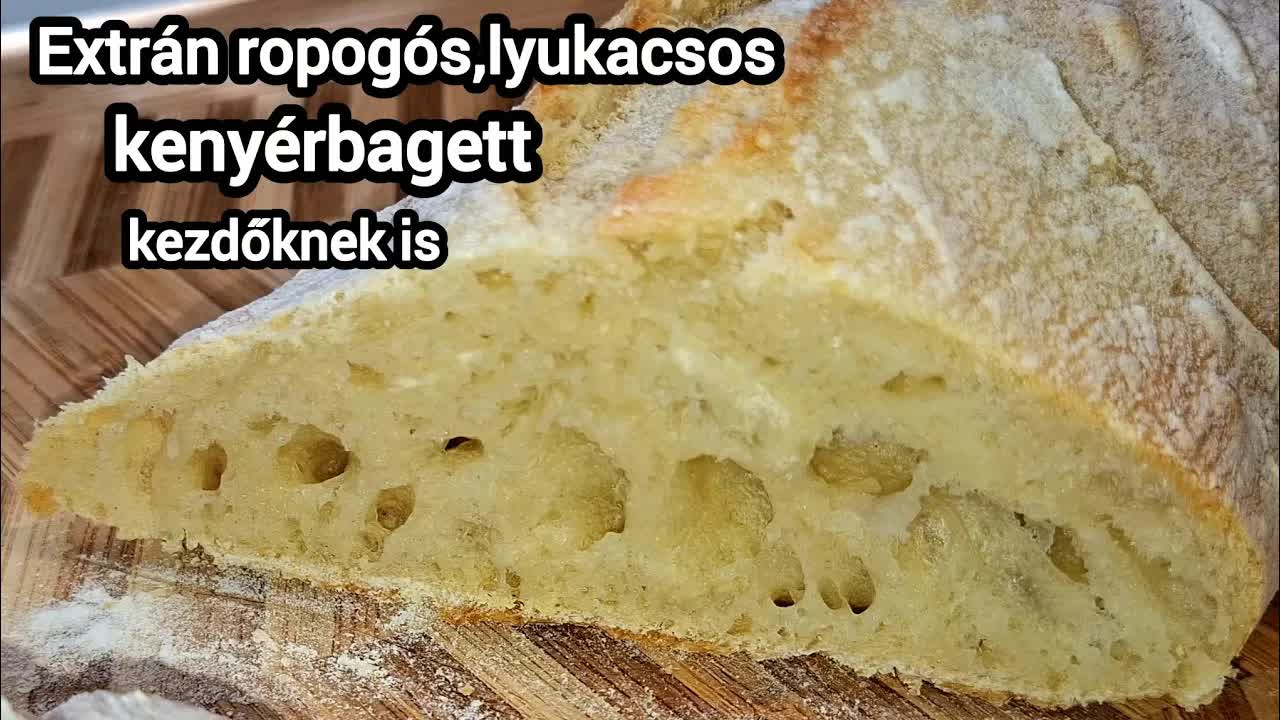 Hogyan készítsünk könnyű bagettkenyeret otthon