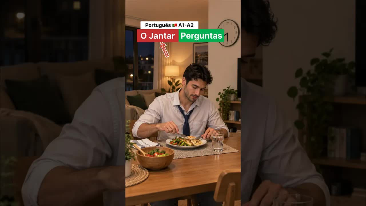 Responde às perguntas sobre o jantar