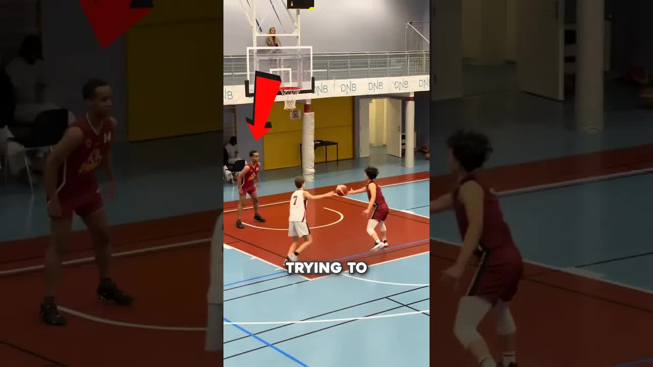 Kid's First Basket Turns Into a Special Moment