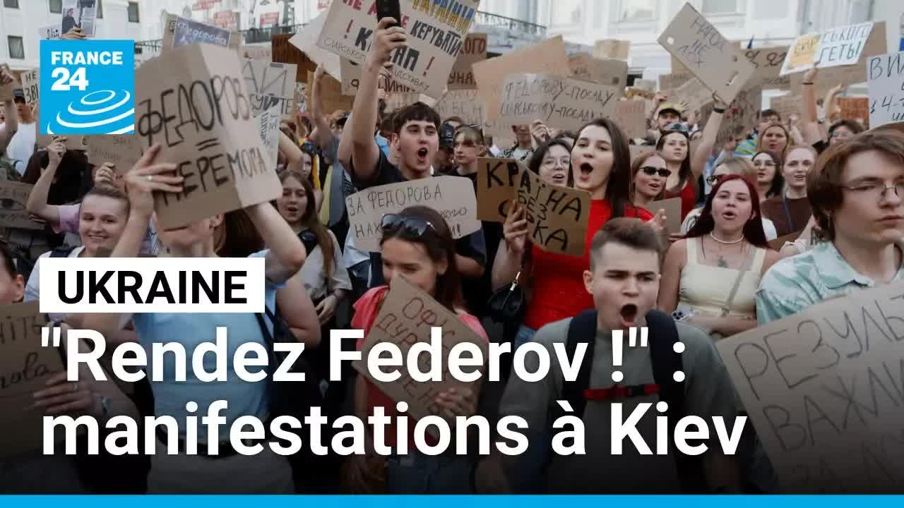 Manifestations à Kiev contre le limogeage de Fedorov