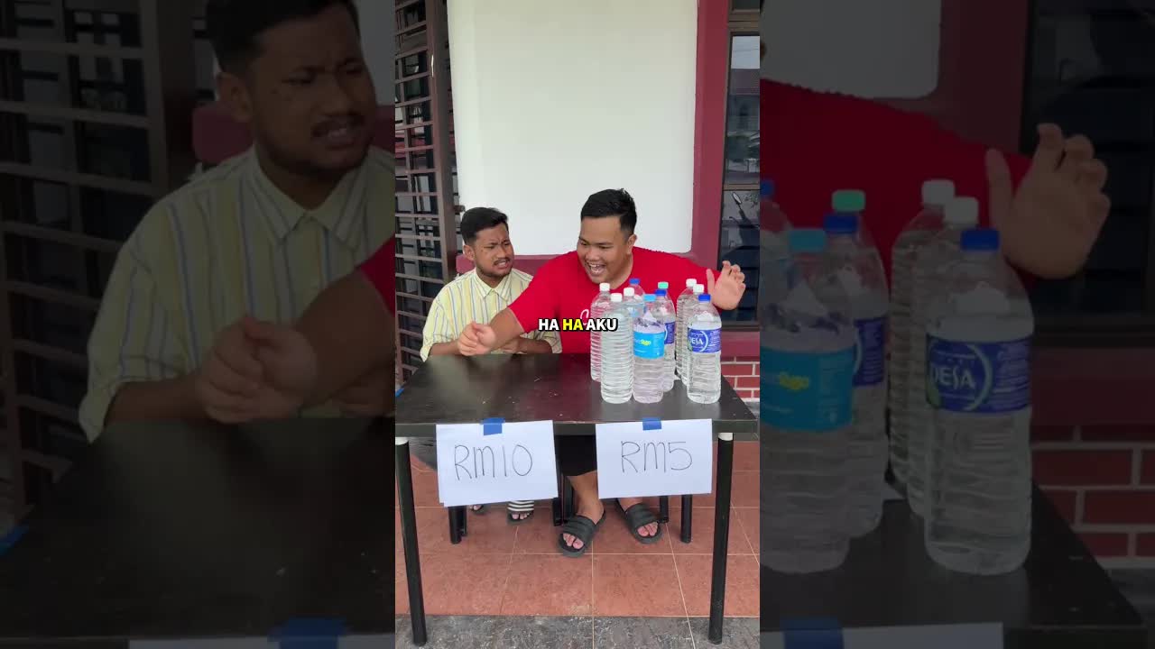 Jualan Air Masak yang Lucu