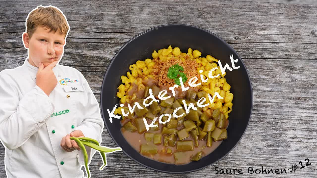 Saure Bohnen nach Omas Rezept kochen