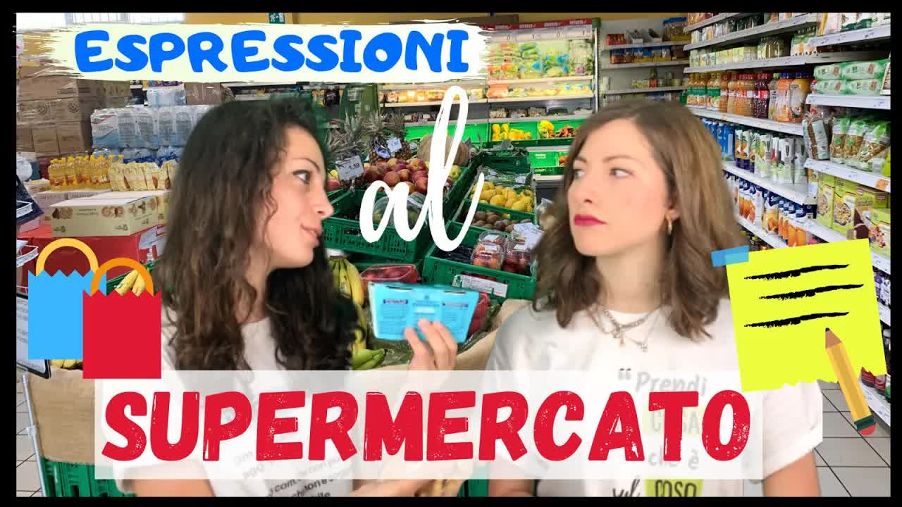 Dialogo al supermercato in Italia