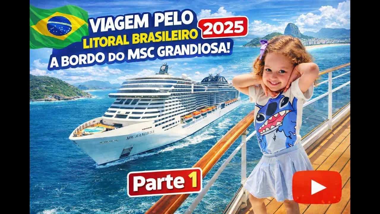 Viagem de Cruzeiro pela Costa Brasileira com Família