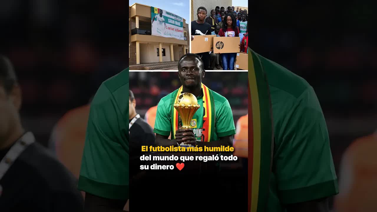 La humildad de Sadio Mané que cambió su pueblo