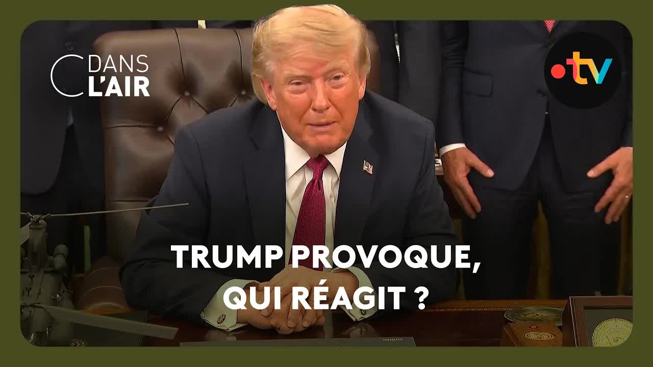 Trump et la carte des Antilles françaises