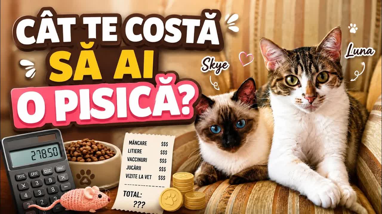 Cât costă să ai o pisică în România