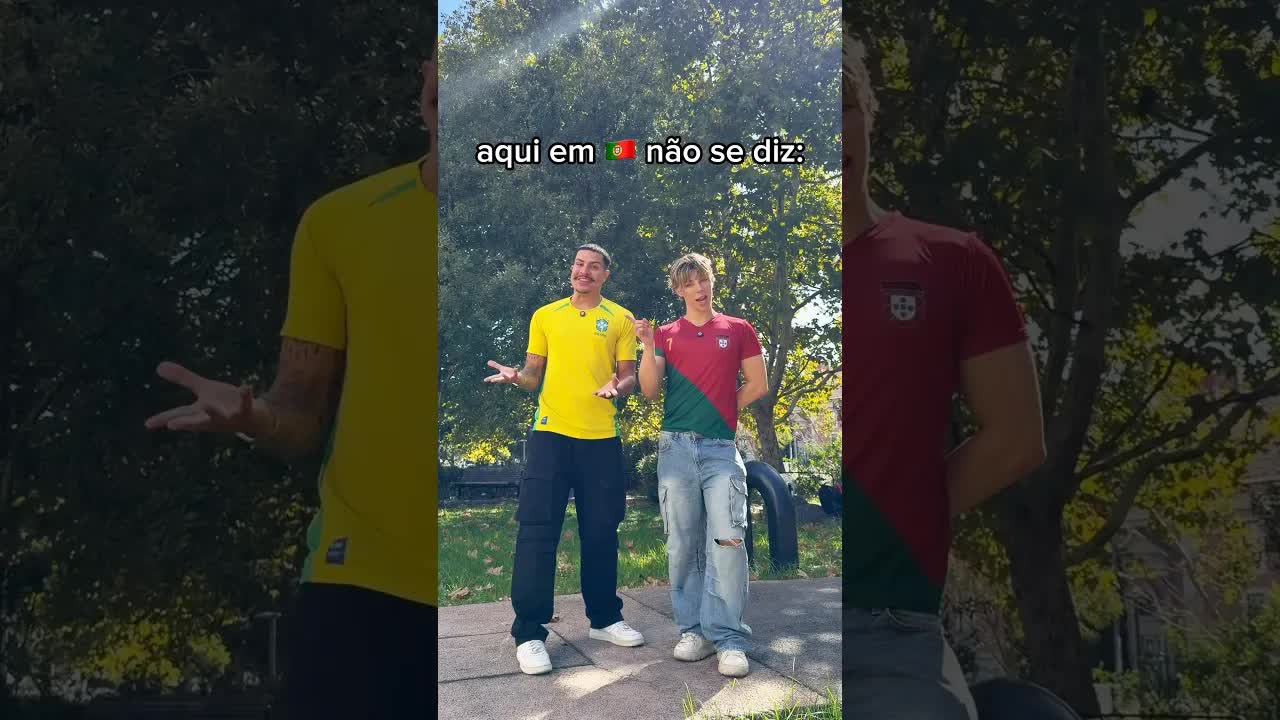 Palavras diferentes entre Portugal e Brasil