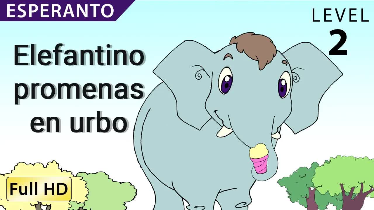 Roza la elefantino fuĝas el la zoo