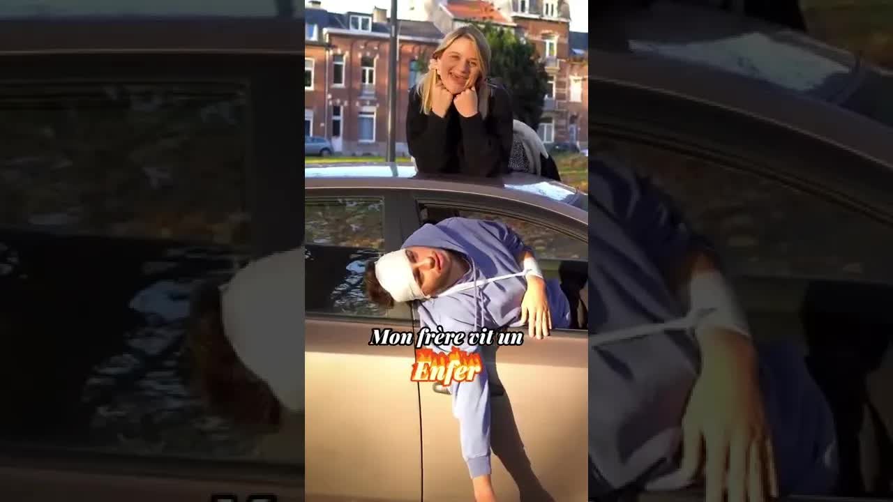 Mon frère en enfer lors d'une partie de fléchettes