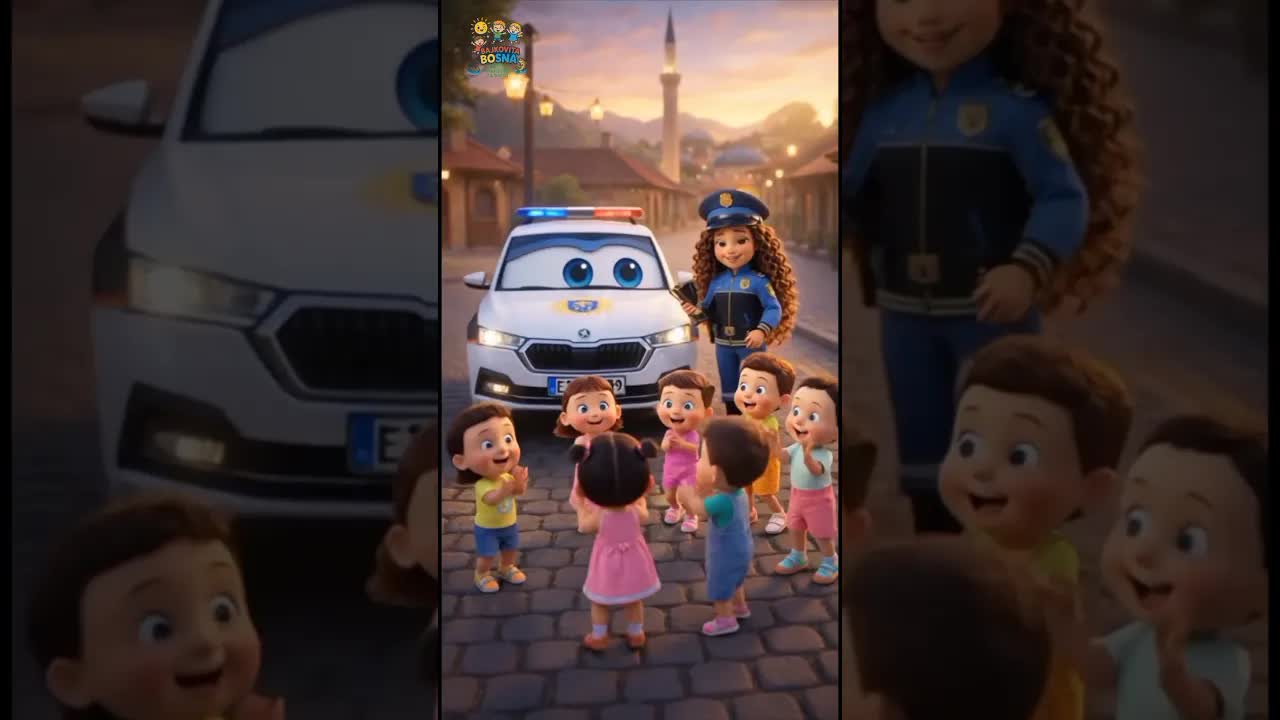Pjesmica o hrabrim policajcima za djecu