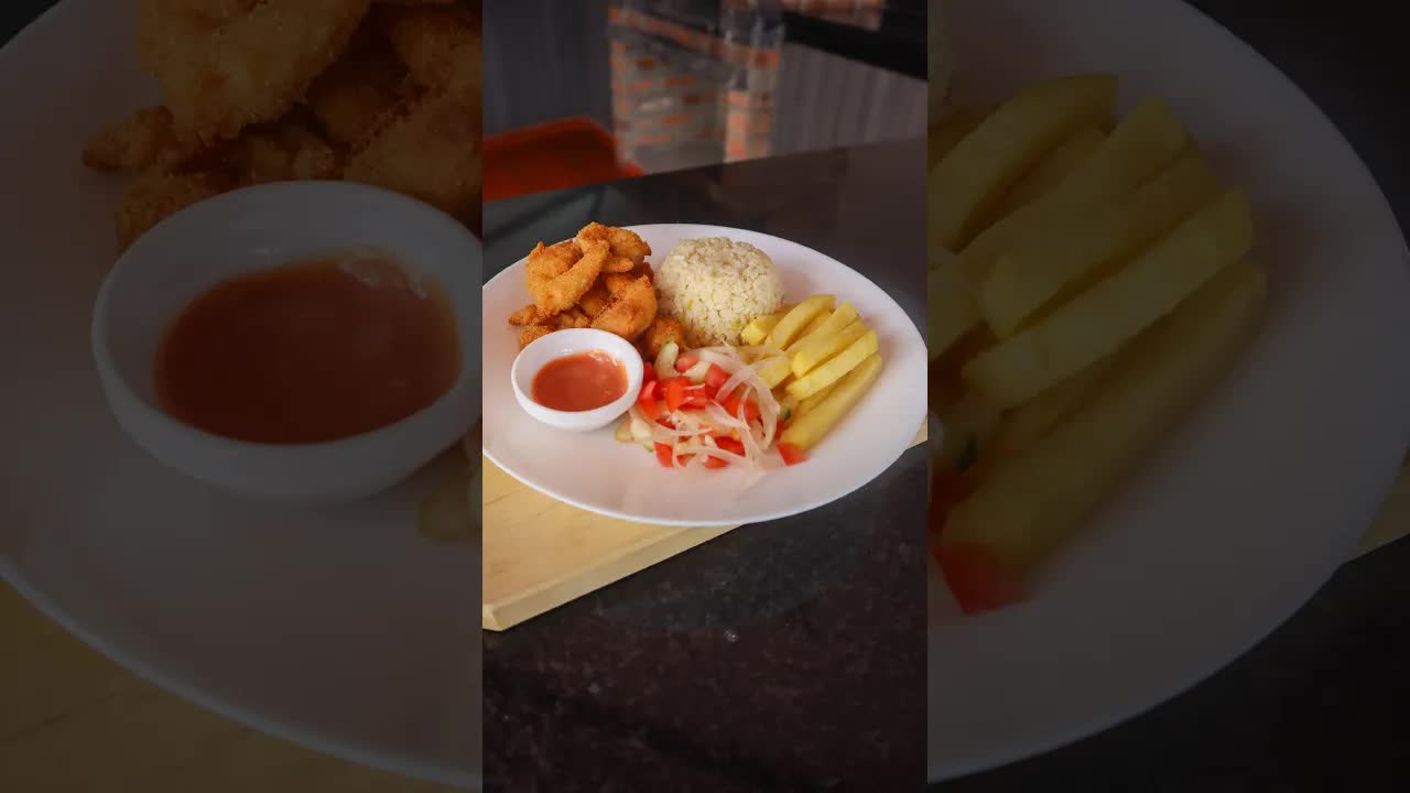 Camarones apanados al estilo ecuatoriano