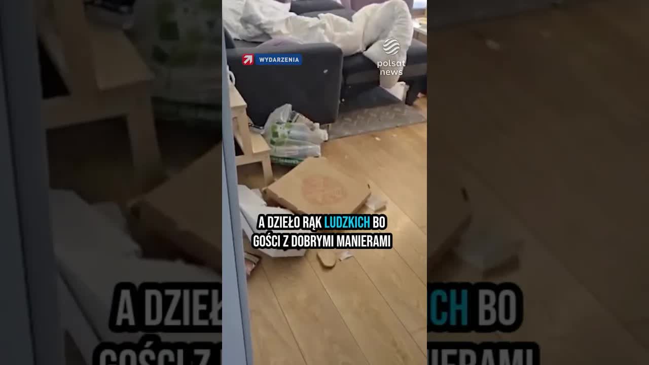 Patoturysta zniszczył pensjonat i wylał wodę