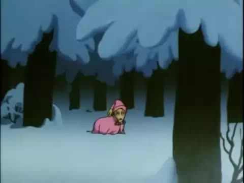 Mumin och vännerna i vinterlandskapet