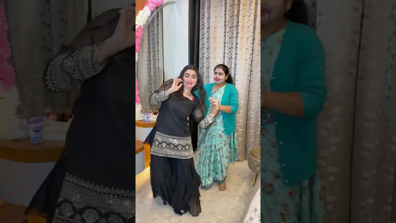बहू ने सास को मेकअप किया, देखिए क्या हुआ