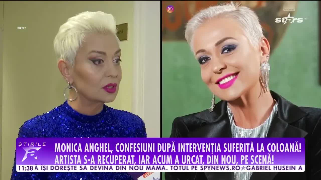 Monica Anghel despre operația la coloană și recunoștință
