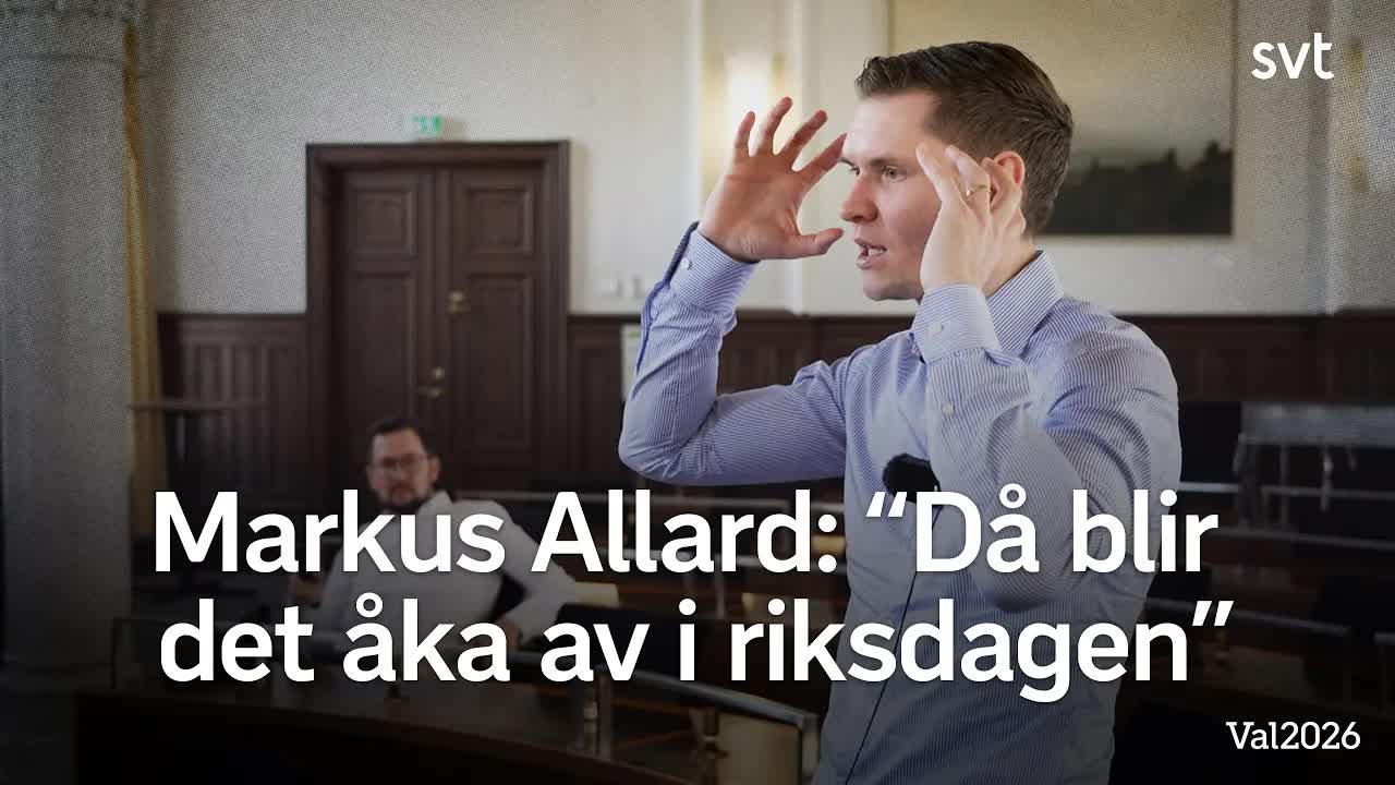 Markus Allard om chansen till riksdagen