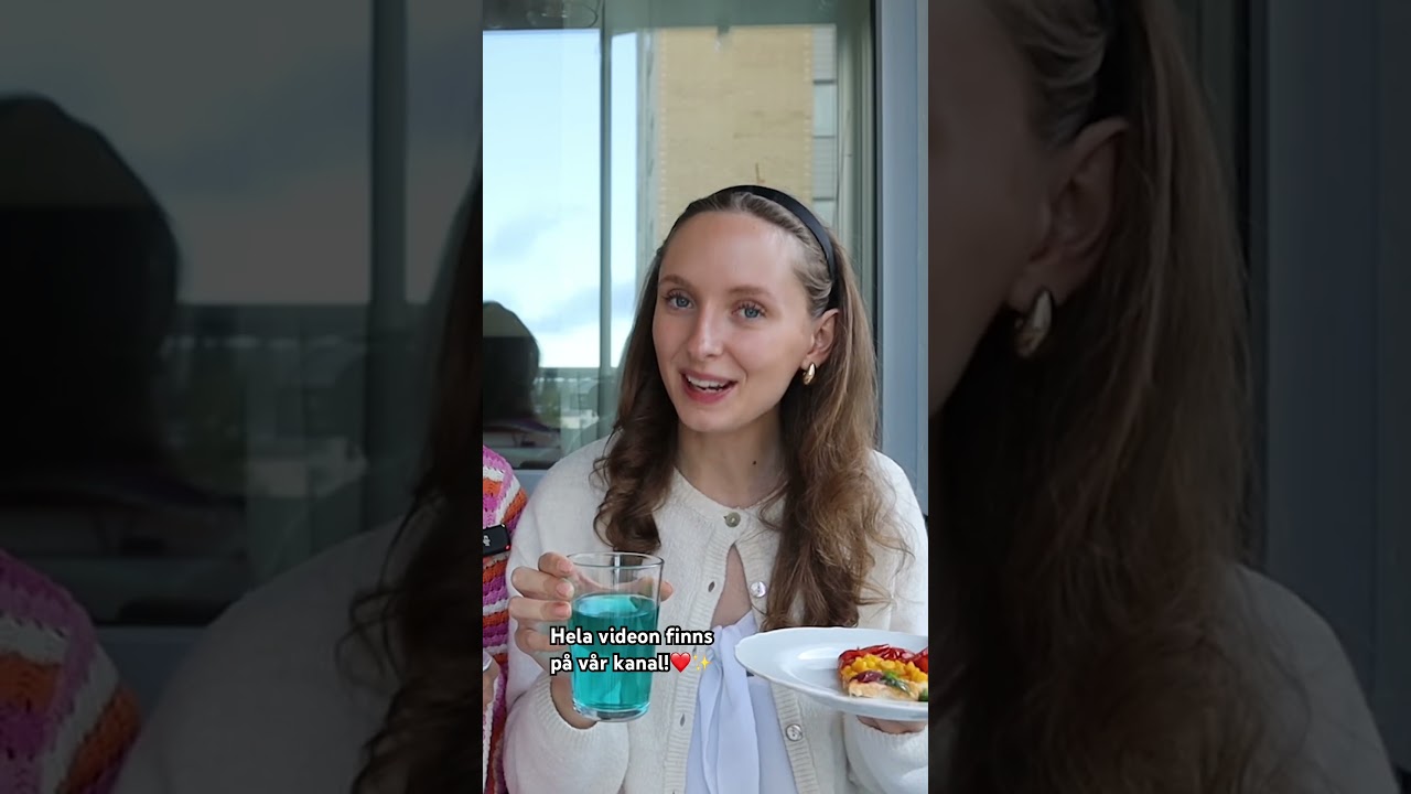 Vi äter bara regnbågsmat idag