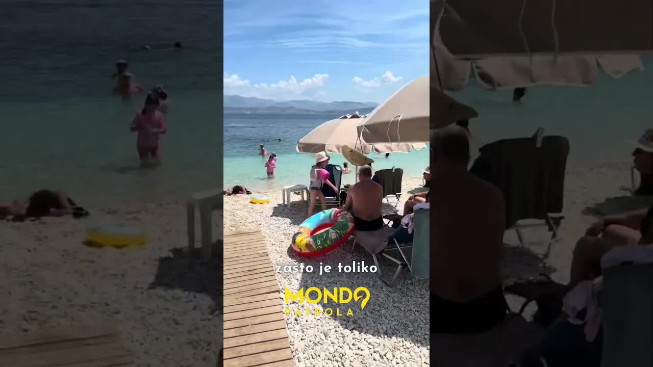 Poseta najpopularnijoj plaži na Krfu: Bataria