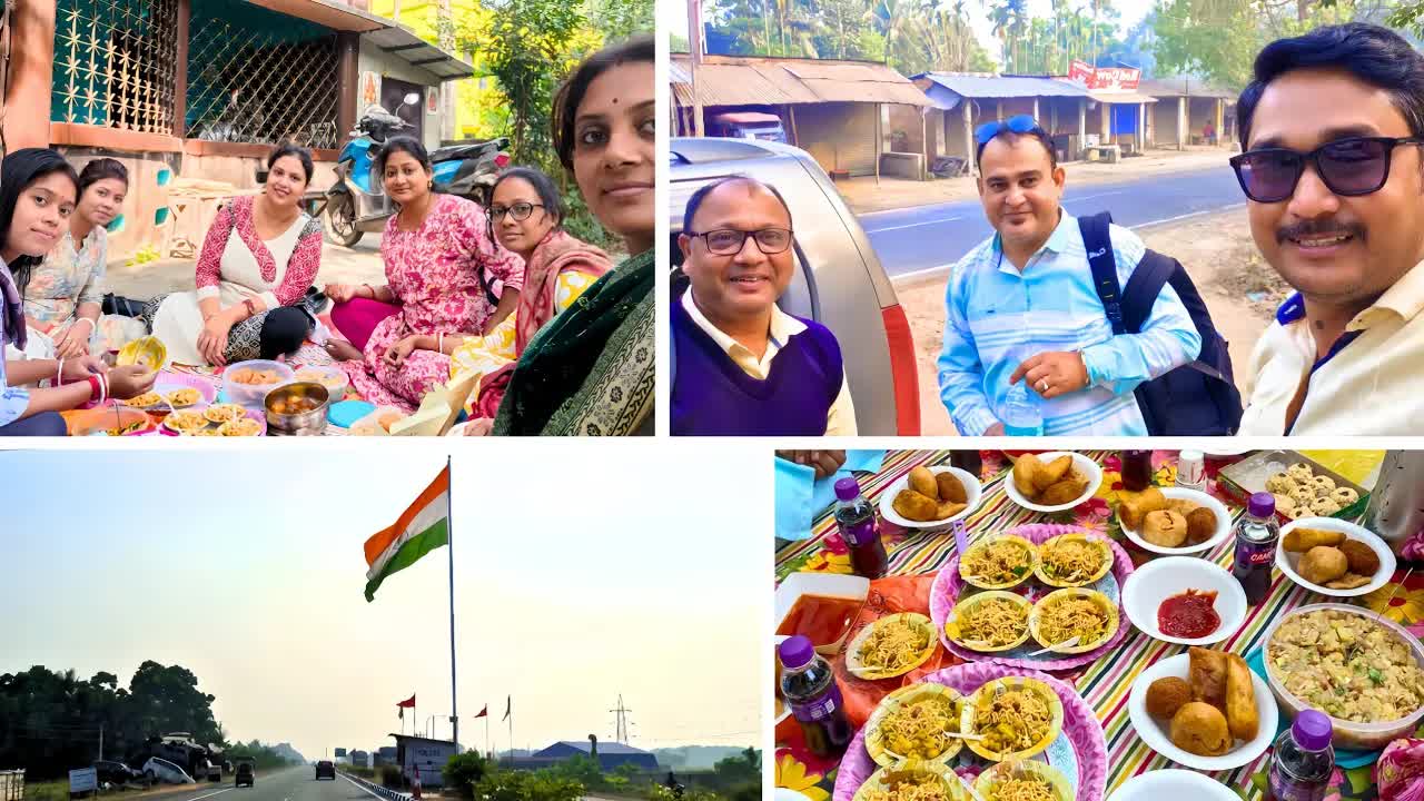 বন্ধুদের সাথে কাজ ও পিকনিক ভ্রমণ