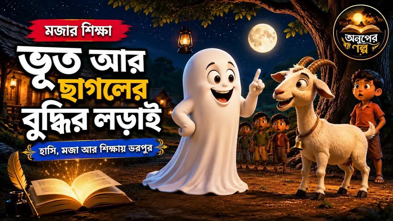 ভূত আর ছাগলের মজার লড়াই