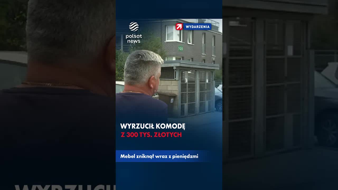 Wyrzucona komoda z 300 tysiącami złotych