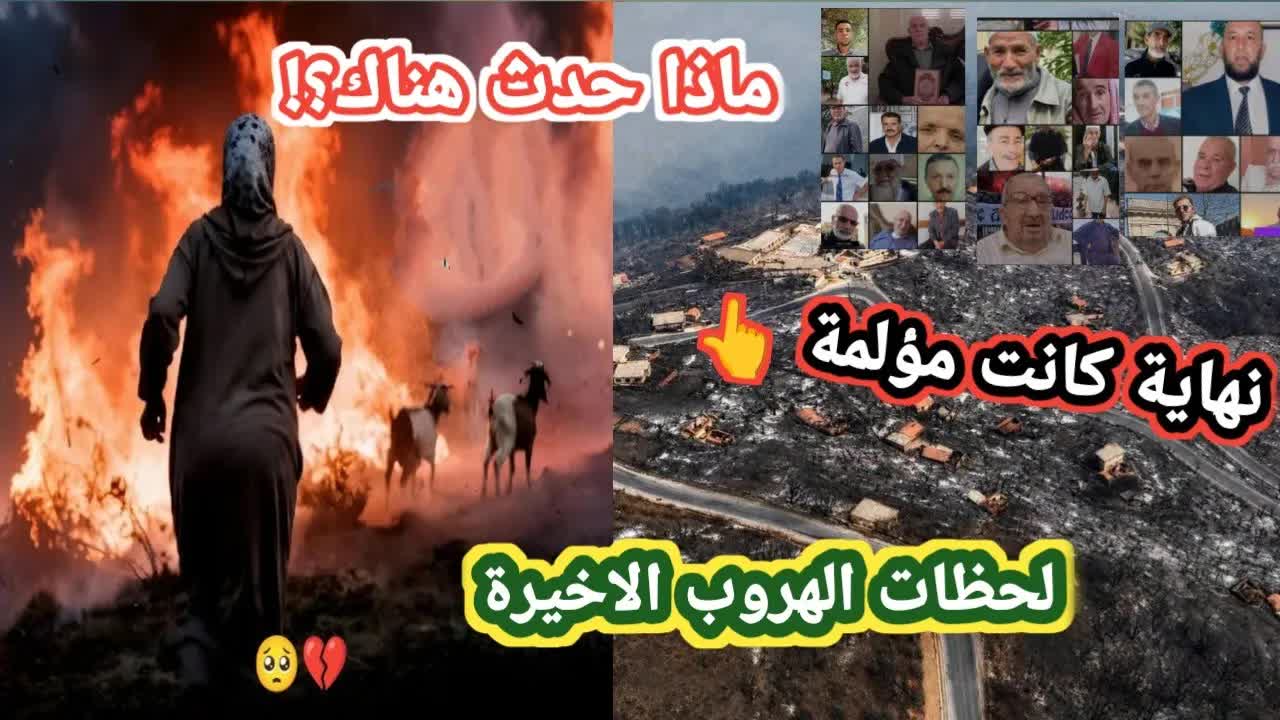 قصة مؤثرة من حرائق جيجل: شابة تضحي بنفسها لإنقاذ عائلتها