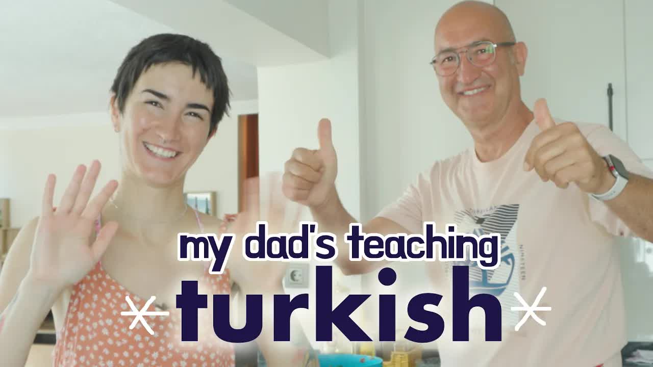 Babamla lahmacun yapıyoruz