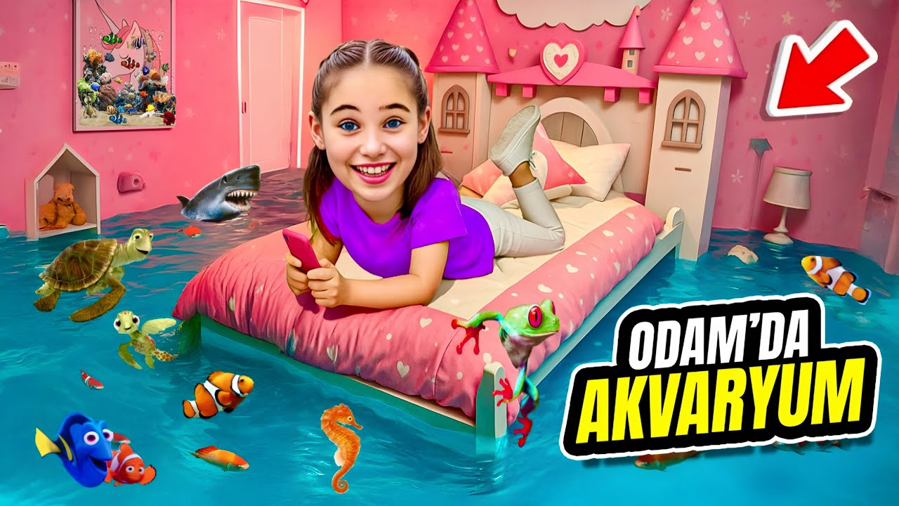 Elif Sinem'in Odasını Akvaryuma Çevirdik