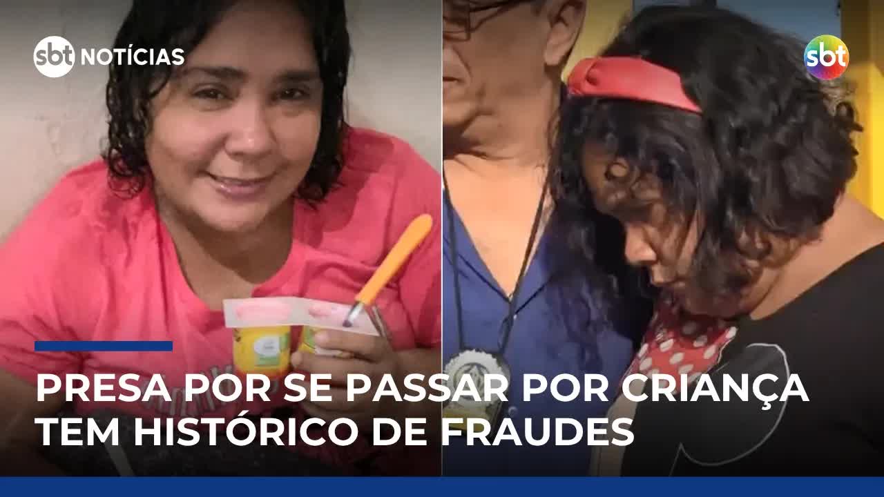 Mulher que fingia ser criança é presa novamente