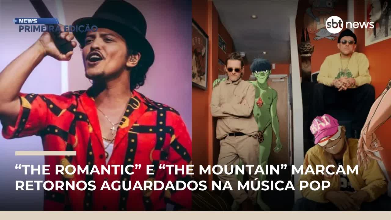 Lançamentos de Bruno Mars e Gorillaz