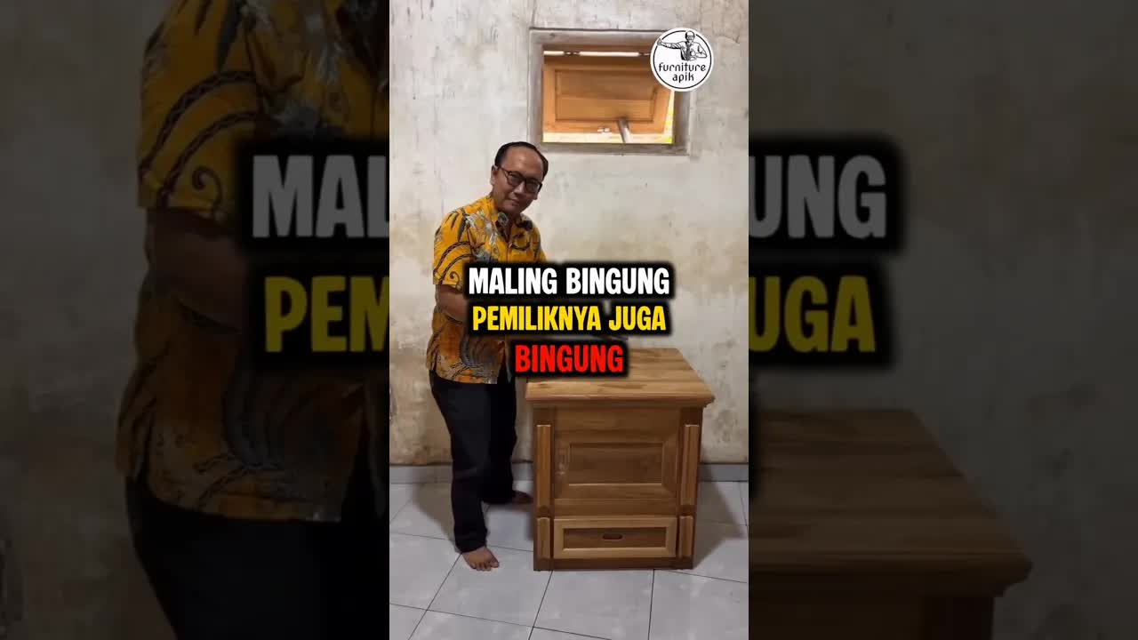 Meja laci rahasia yang bikin maling kebingungan