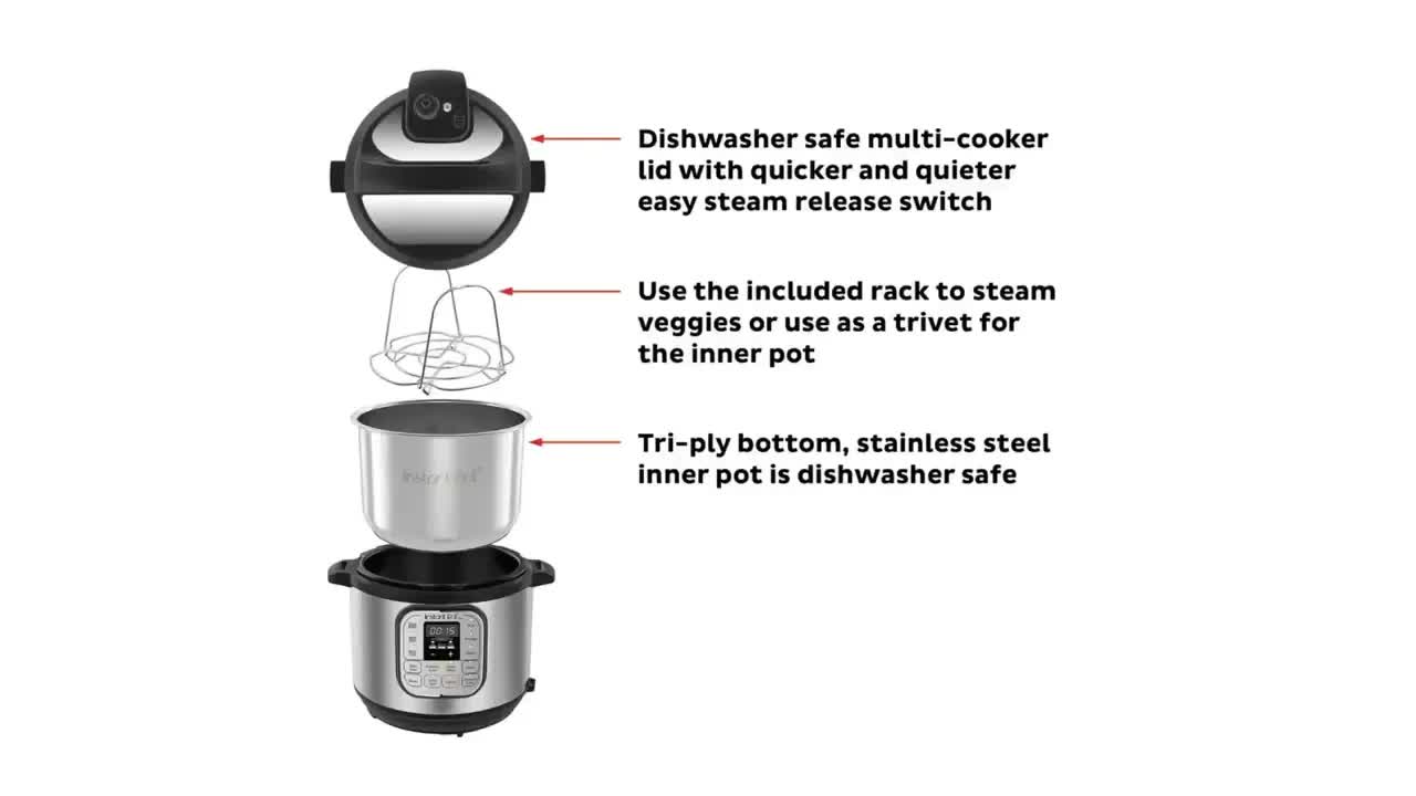 Mia plej utila kuirmaŝino: Instant Pot