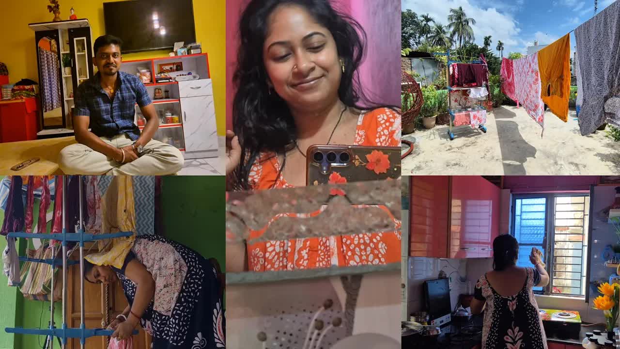 সকাল থেকে সন্ধ্যা পর্যন্ত সংসারের কাজ ও রান্না