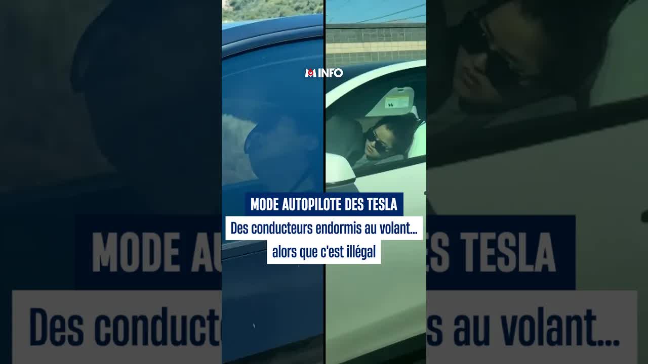 Tesla : des conducteurs endormis malgré l'autopilote