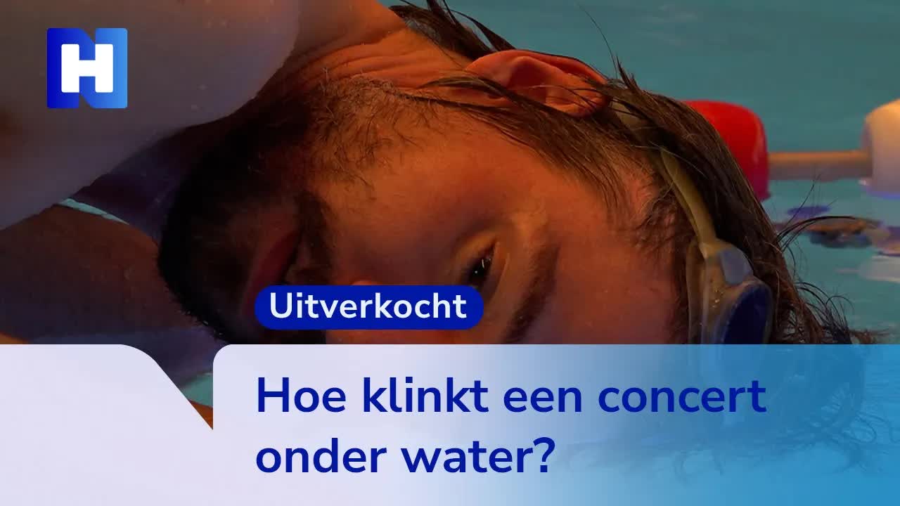Bijzonder onderwaterconcert in het Marnixbad