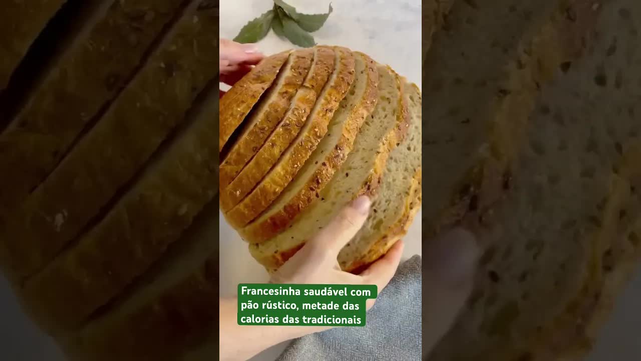 Francesinha saudável com pão rústico