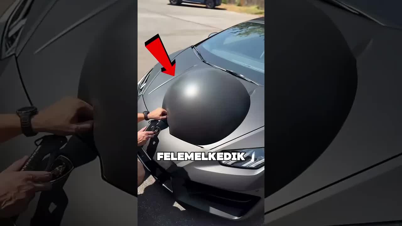 Ne nyomd le az autó burkolatának buborékját