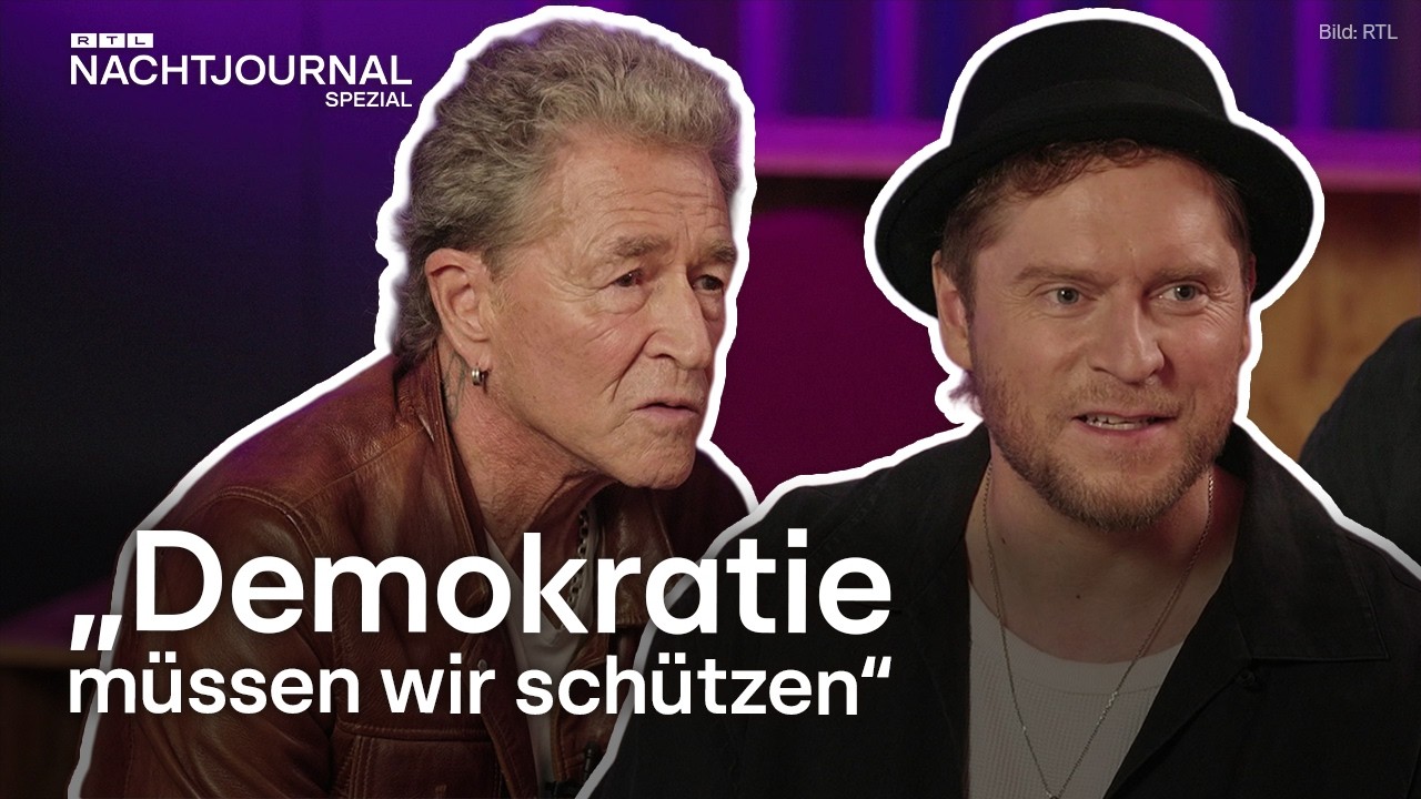 Maffay und Oerding über Zeit, KI und Demokratie