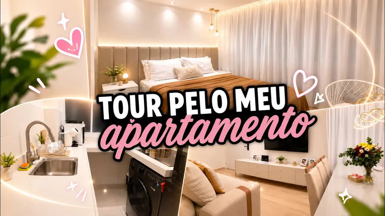 Tour pelo meu apartamento organizado
