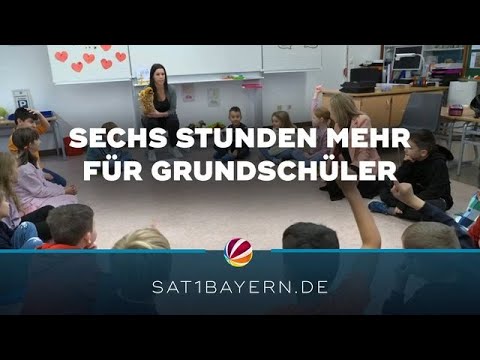 Mehr Schulstunden für Bayerns Grundschüler