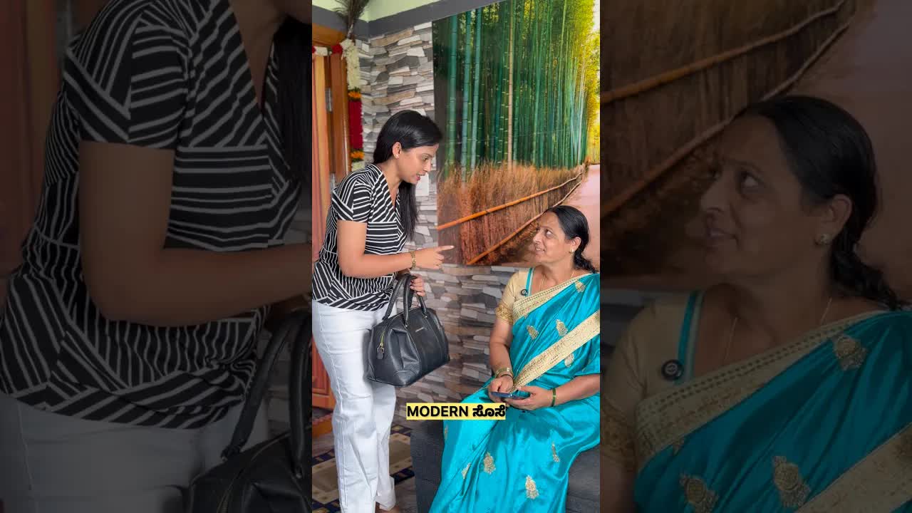 ಅತ್ತೆಯೊಂದಿಗೆ ಸಂಭಾಷಣೆ ಮತ್ತು ಆಶೀರ್ವಾದ