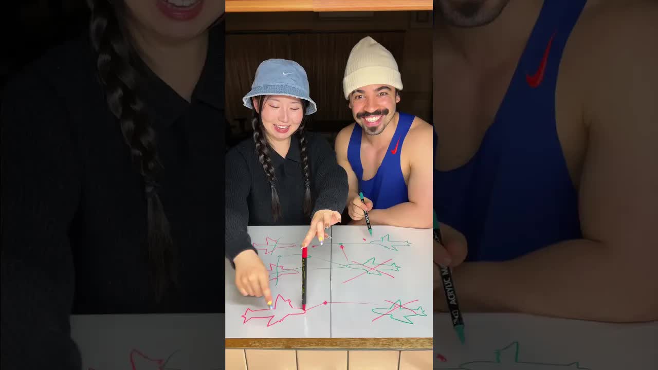 Disputa divertida para ver quem tem a melhor mira