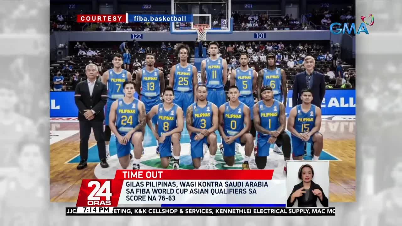 Panalo ang Gilas Pilipinas kontra Saudi Arabia sa qualifiers