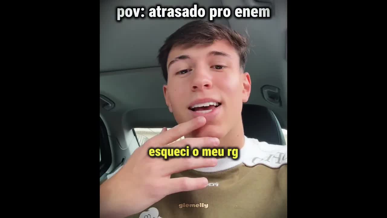 Atrasado pro Enem e o pai não chegou