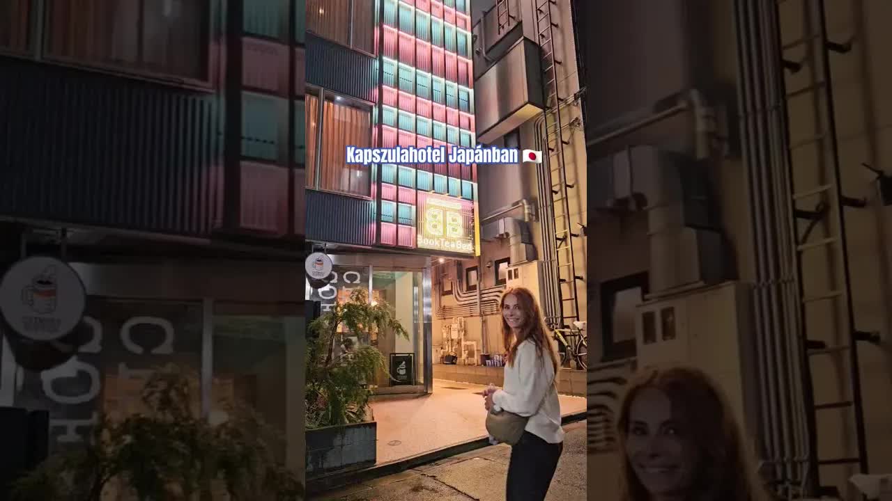 Kapszulahotelben alvás Japánban